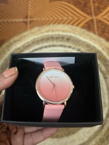 Stylish Pink Ombre Dial Watch
