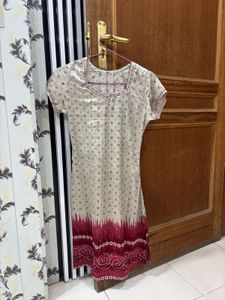 Elegant Bandhani Printed Kurta Set with Dupatta