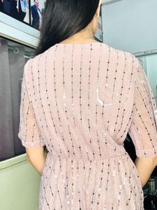 Sparkling Tiered Midi Dress