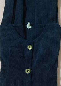 Cute Navy Button-Down Dress