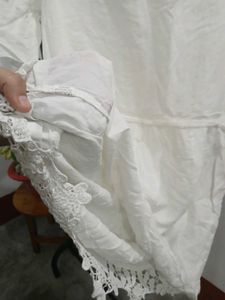 White Lace Detail Dress