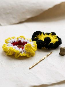 Handmade Crochet Scrunchies (Set of 2)