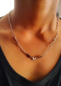 Silver Butterfly Necklace