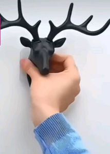 Decorative Deer Head Wall Mount Hook