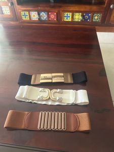 Set Of 3 Belts In Good Condition