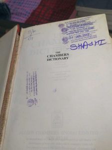 the chambers dictionary