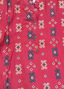 Stylish Red Printed Kurta