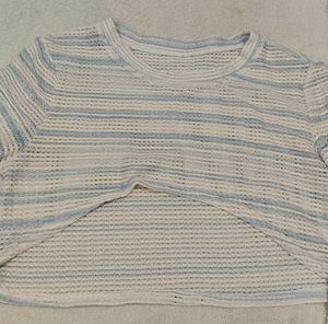 Cropped Knit Sweater