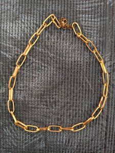 Golden Chain necklace aesthetic minimal