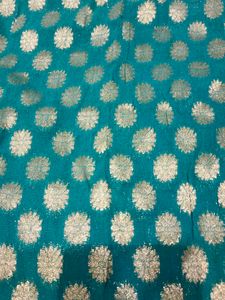 Beautiful teal kurti fabric