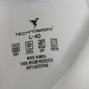 Men's White Polo T-Shirt