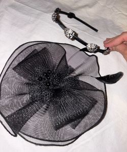 Flower and Rhinestone headband