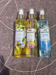 Nykaa Body mist 10ml decant of all 3