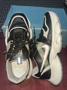 black white sneakers
