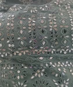 Lehenga With Mirror Work Choli And Dupatta