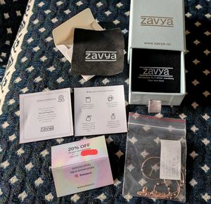 Zavya 925 Silver Rosegold Anklet.