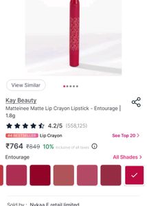 kay beauty Pink Lip Crayon