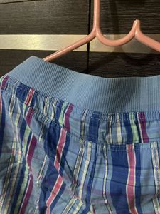 Basic Editions Premium Cotton Check Shorts