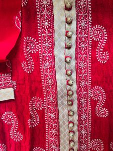 Lucknowi Chikankari Kurta- Size (S to XL)