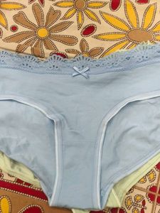 3 combo Lace Trim Panties - Colorful Set