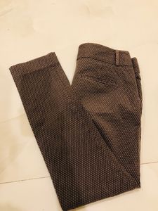 Classic Patterned Cropped Trousers
