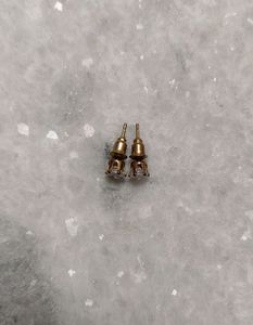 Mini gold-plated Diamond ear studs!💎✨