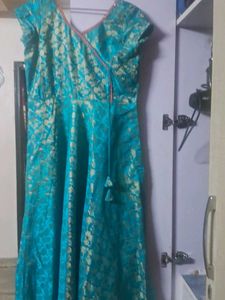 Beautiful Teal Ethnic Gown