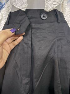 Korean Wide-Leg Black Pants