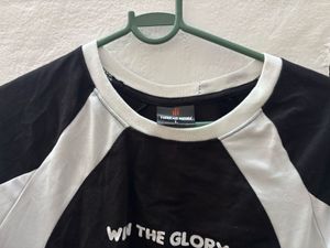 Graphic Print Black &amp; White T-Shirt