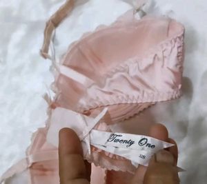 Satin Lace Bra