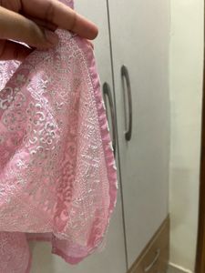 Beautiful Pink Chikankari Kurta