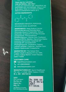 sealed pack -The Solved Skin Rapid Clear Facewash