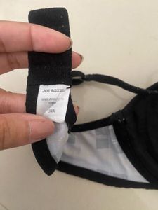 Chic Plaid Padded Bra