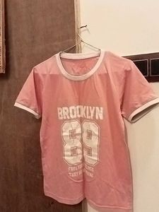 Pink Brooklyn 89 Graphic Tee