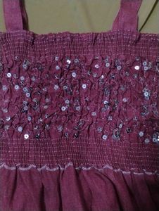 Stretchable Cute Pink Sleeveless Top
