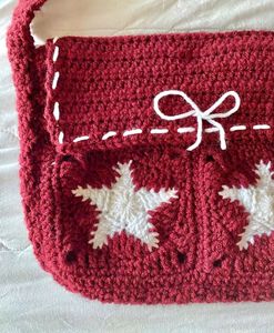 Crochet Messenger Star Bag