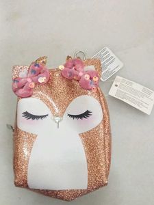 Cute Glitter Fox Pouch claires uk