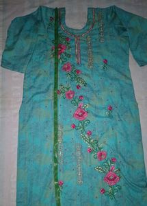 Patiala suit silk