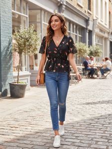 Chic Floral knot Top