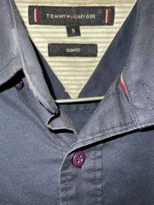 Tommy Hilfiger Men's Navy Blue Shirt