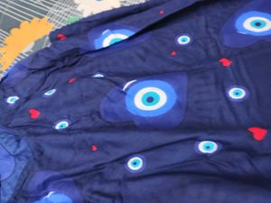 Boho Evil Eye Print Kurta