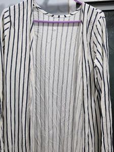 Striped white Cardigan