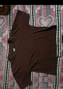 H&M Brown T-Shirt - Casual Style