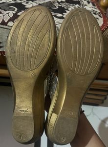 Embellished Silver Flat Sandals