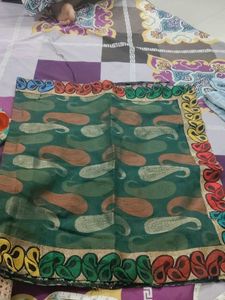 Green Paisley Dupatta