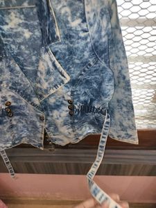 Vintage Y2k Stylish Acid Wash Denim Jacket