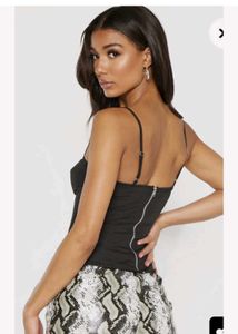 Chic Black Corset Top