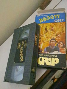 Vintage Bollywood Music VHS Tapes