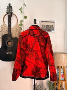 Red Camo Fleece Lined Jacket