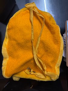 Cute Yellow Plush Backpack